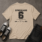 Ephesians 6 Christian T-Shirt – Armour of God – (BACK DESIGN)