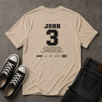 John 3:16 Christian T-Shirt – For God So Loved the World (BACK DESIGN)
