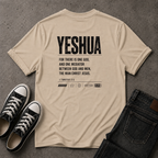 Yeshua Christian T-Shirt – 1 Timothy 2:5 Scripture Tee (BACK DESIGN)