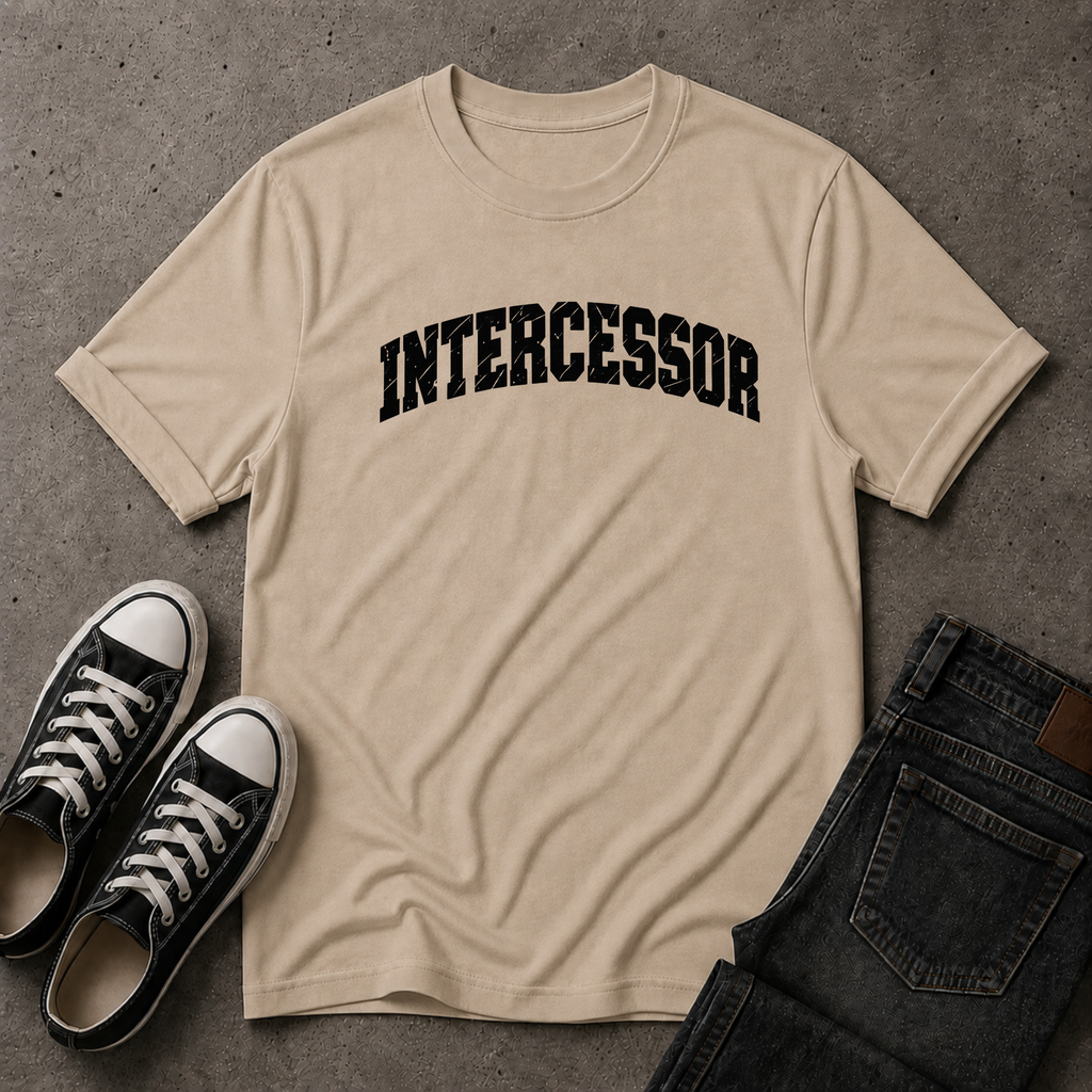 Intercessor Christian T-Shirt – Prayer Ministry Faith Tee (FRONT DESIGN)