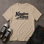 Kingdom Vibes T-Shirt | Christian Streetwear Logo Tee (FRONT DESIGN)