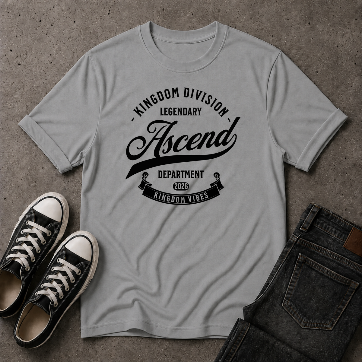 Kingdom Division Faith Streetwear T Shirt (FRONT DESIGN)