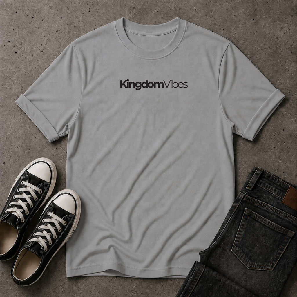 Kingdom Vibes Classic T-Shirt – Christian Streetwear Tee (FRONT DESIGN)