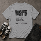 Worshipper Christian T-Shirt – Psalm 19:1 Worship Tee (BACK DESIGN)