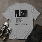 Pilgrim Christian T-Shirt – Hebrews 13:14 Scripture Tee (BACK DESIGN)