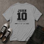 John 10:10 Christian T-Shirt – Life to the Full – (BACK DESIGN)