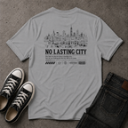 No Lasting City Christian T-Shirt – Hebrews 13:14 (BACK DESIGN)