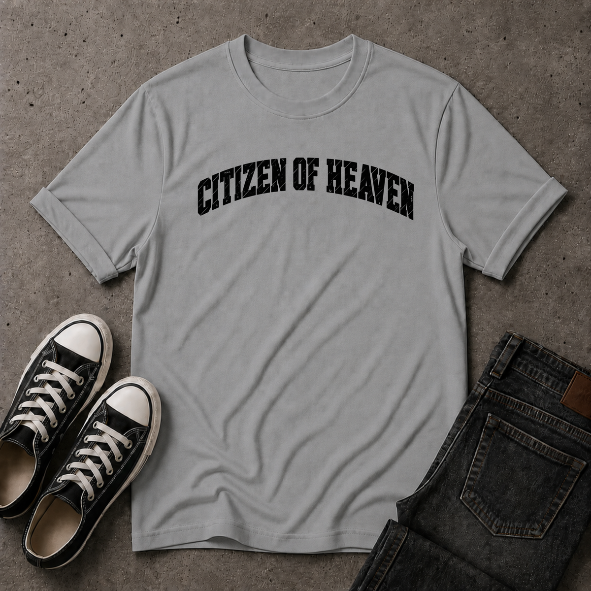Citizen of Heaven Christian T-Shirt – Kingdom Streetwear Tee (FRONT DESIGN)