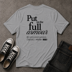 Full Armour of God T-Shirt – Ephesians 6:11 Christian Streetwear (BACK DESIGN)
