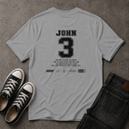 John 3:16 Christian T-Shirt – For God So Loved the World (BACK DESIGN)
