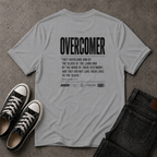 Overcomer Revelation 12:11 Christian T-Shirt – Bible Verse Tee (BACK DESIGN)