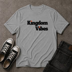 Kingdom Vibes Heart Logo T-Shirt – Christian Streetwear Tee (FRONT DESIGN)