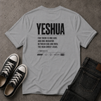 Yeshua Christian T-Shirt – 1 Timothy 2:5 Scripture Tee (BACK DESIGN)