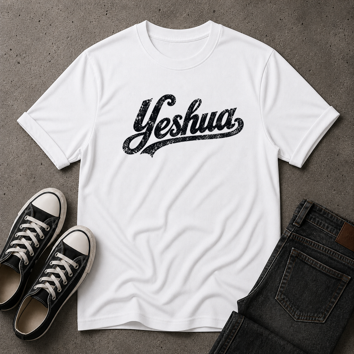 Yeshua T-Shirt | Christian Streetwear Tee (FRONT DESIGN)