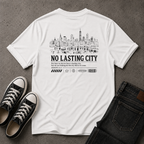 No Lasting City Christian T-Shirt – Hebrews 13:14 (BACK DESIGN)
