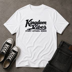 Kingdom Vibes T-Shirt | Christian Streetwear Logo Tee (FRONT DESIGN)