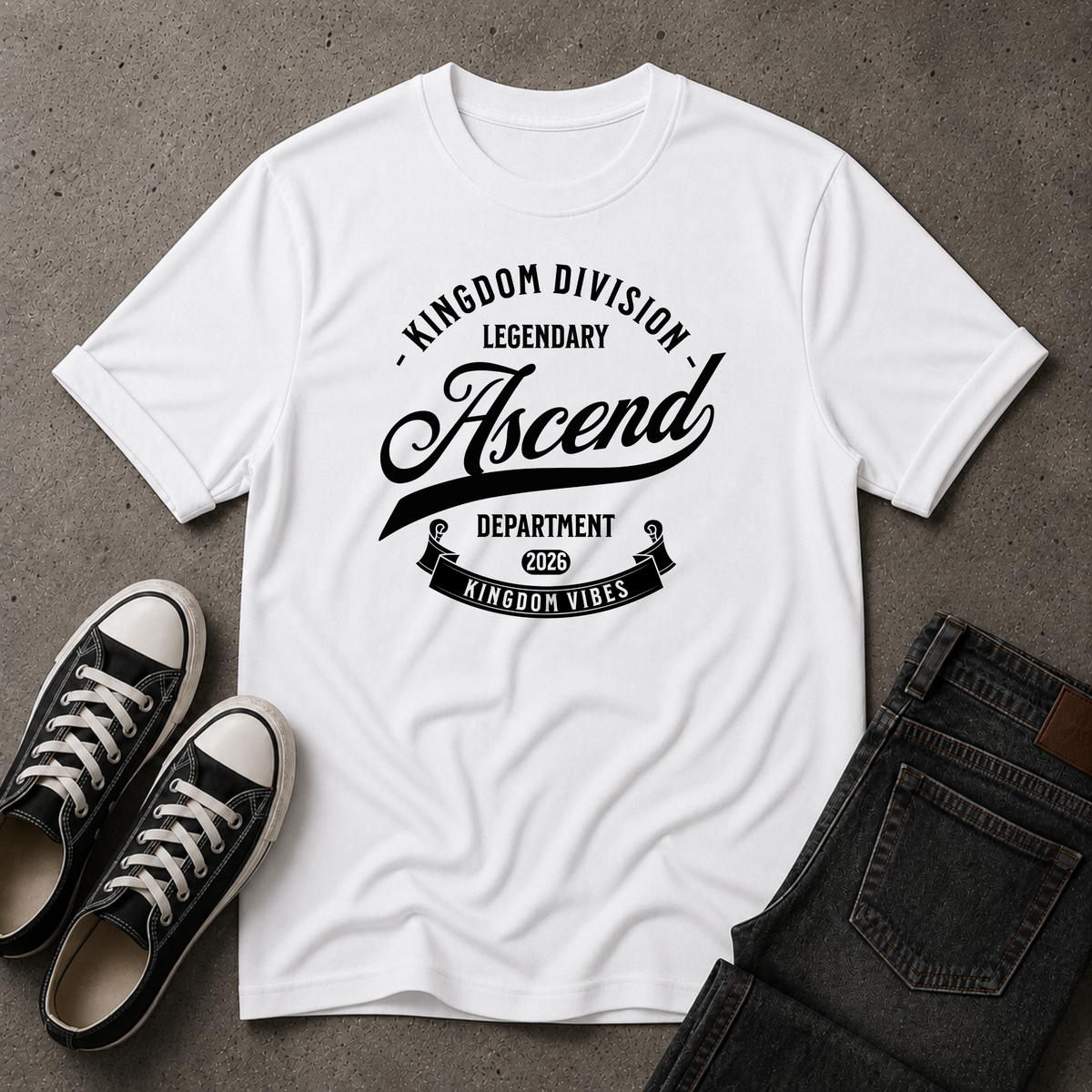Kingdom Division Faith Streetwear T Shirt (FRONT DESIGN)