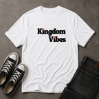 Kingdom Vibes Heart Logo T-Shirt – Christian Streetwear Tee (FRONT DESIGN)